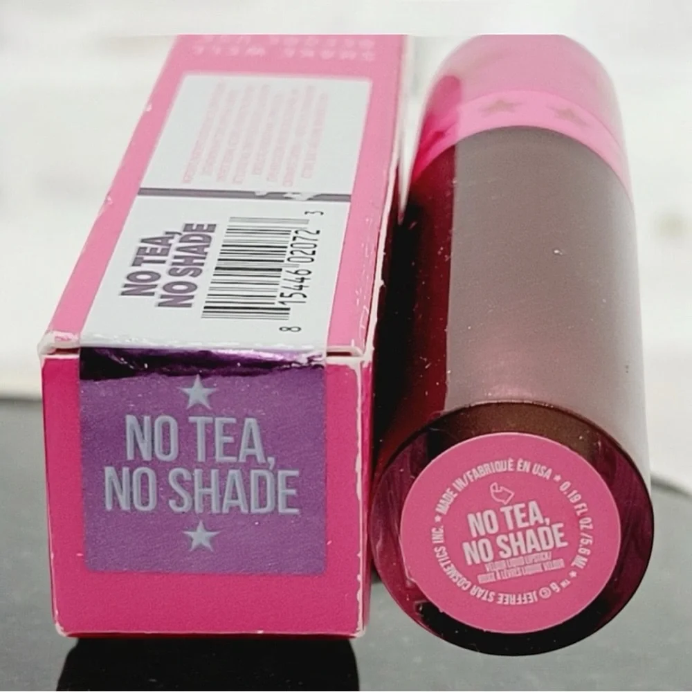 Jeffree Star Cosmetics Velour Liquid Lipstick - No Tea, No Shade - Picture 4 of 9